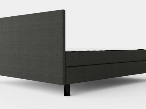 Charm Complete Bed Package Dark Gray 3D Model