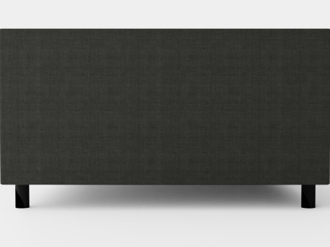 Charm Complete Bed Package Dark Gray 3D Модель