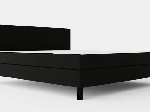 Charm Complete Bed Package Black 3D Model