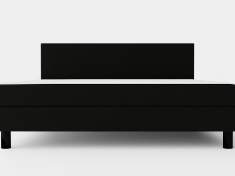 Charm Complete Bed Package Black 3D Модель