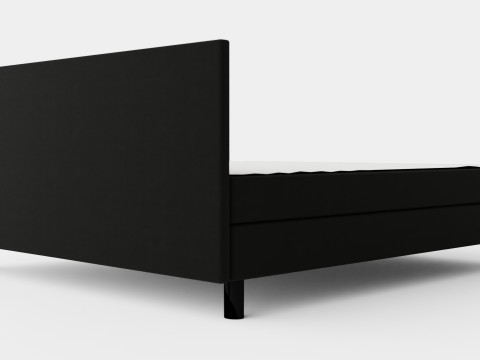 Charm Complete Bed Package Black 3D Модель