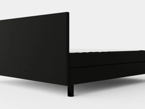 Charm Complete Bed Package Black 3D Model