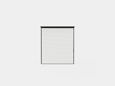 Charm Complete Bed Package Black 3D Модель