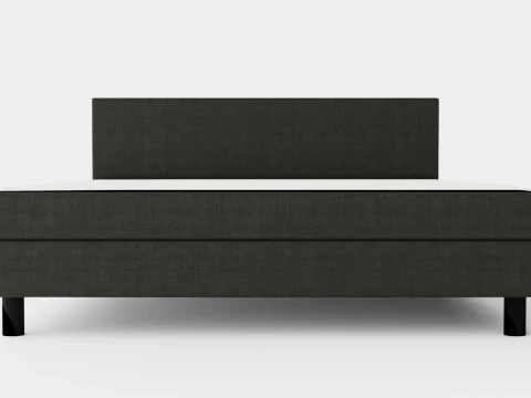 Charm Complete Bed Package Dark Gray 3D Model