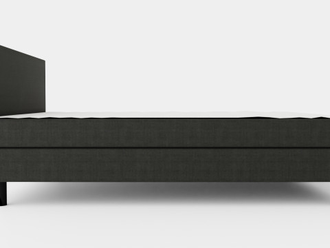Charm Complete Bed Package Dark Gray 3D 模型