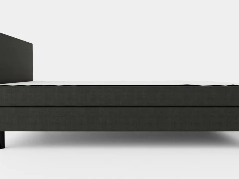 Charm Complete Bed Package Dark Gray 3D Model