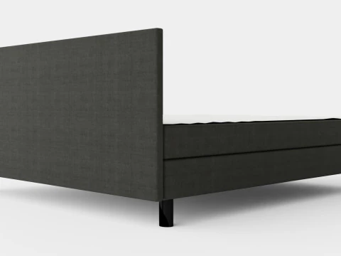 Charm Complete Bed Package Dark Gray 3D Model