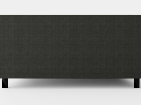 Charm Complete Bed Package Dark Gray 3D 模型