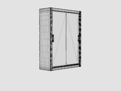 Christ Wardrobe White Modello 3D