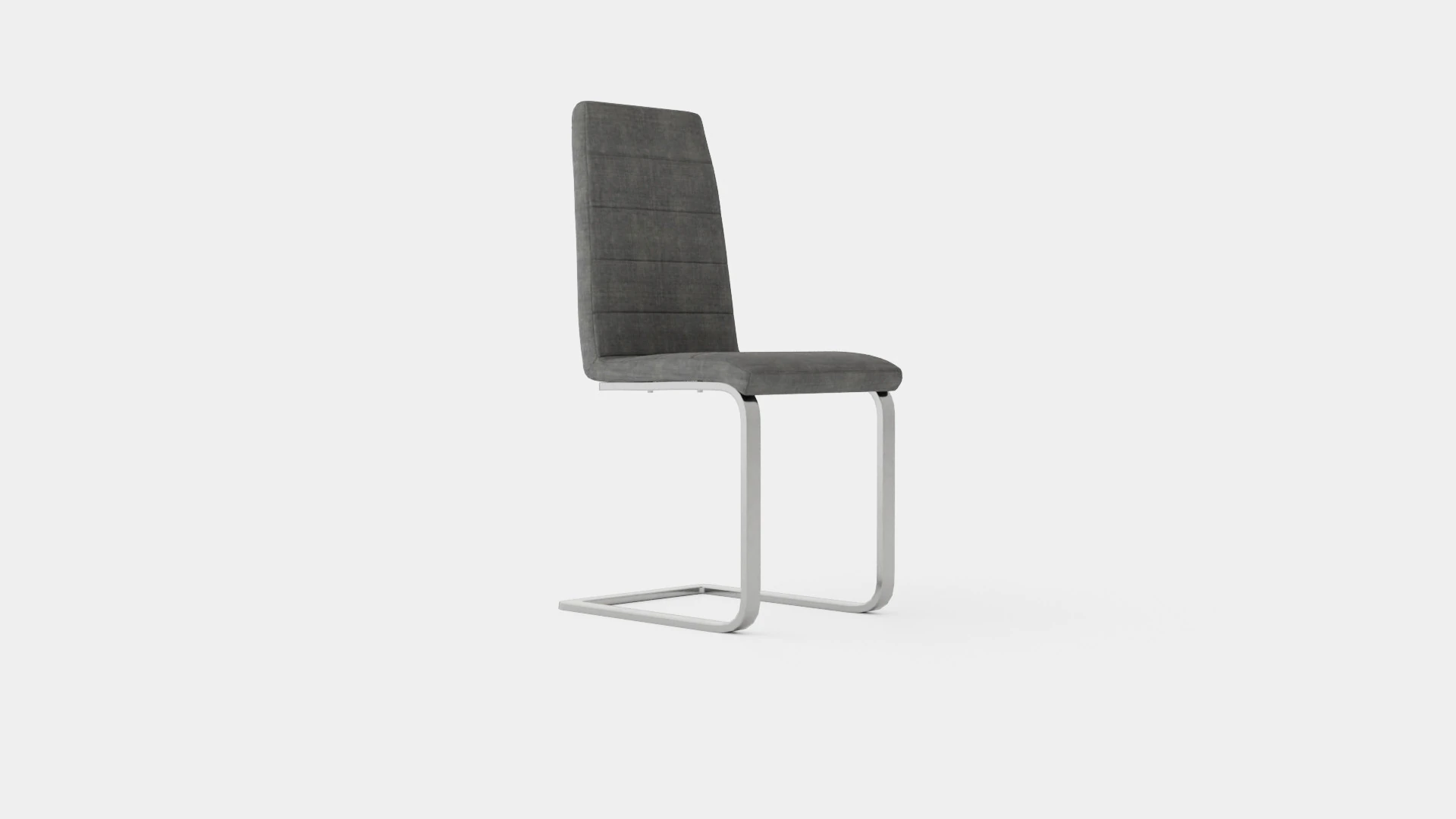 Cibus Dining Chair Dark Gray 3D Model .c4d .max .obj .3ds .fbx .stl .blend 