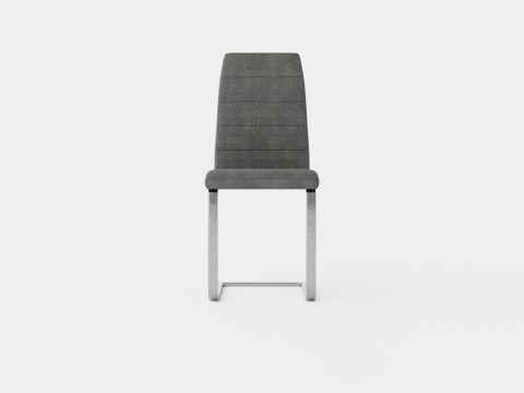 Cibus Dining Chair Dark Gray Model 3D