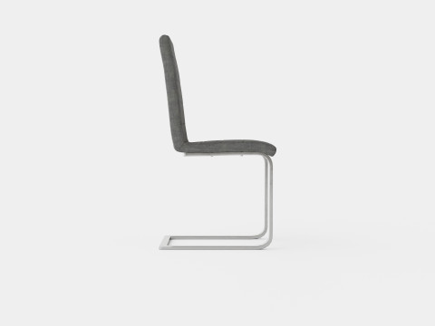Cibus Dining Chair Dark Gray Model 3D