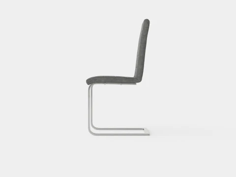 Cibus Dining Chair Dark Gray 3D Model