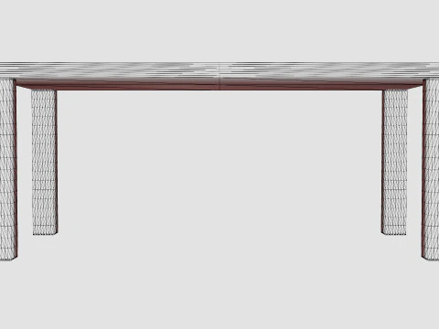 Cibus Dining Table 3D Model