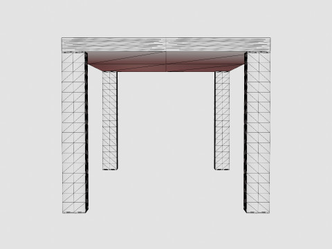 Cibus Dining Table 3D 模型