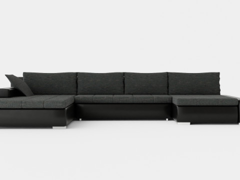 Cillo U Bed Sofa Reversible Artificial Leather 3D Model
