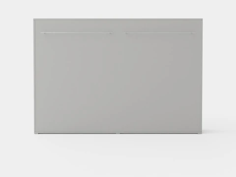 Compact Bed Cabinet Horizontally White 3D Model