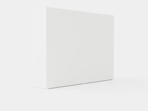 Kompakter Bettschrank inkl. Matratze der Luxusklasse 3D Modell