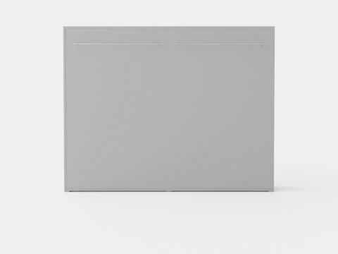 Compact Bed Cabinet Horizontal White 3D Model