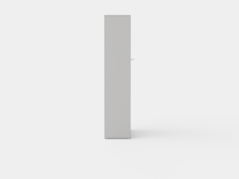 Compact Bed Cabinet Vertically White Modèle 3D