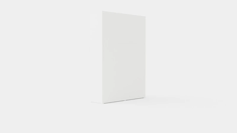 Kabinet Tempat Tidur Kompak Termasuk Kasur Vertikal Mewah Putih Model 3D .c4d .max .obj .3ds .fbx .stl .blend