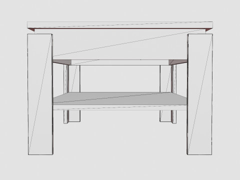 Conor Coffee Table 3D 模型
