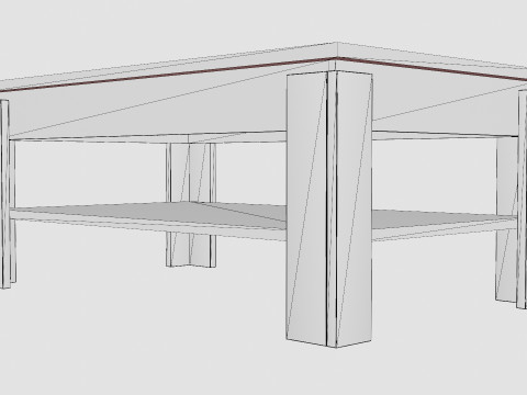 Conor Coffee Table 3D 模型