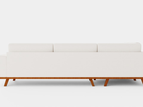 Copenhagen 2 5 Seater L Sofa Left 3D Модель