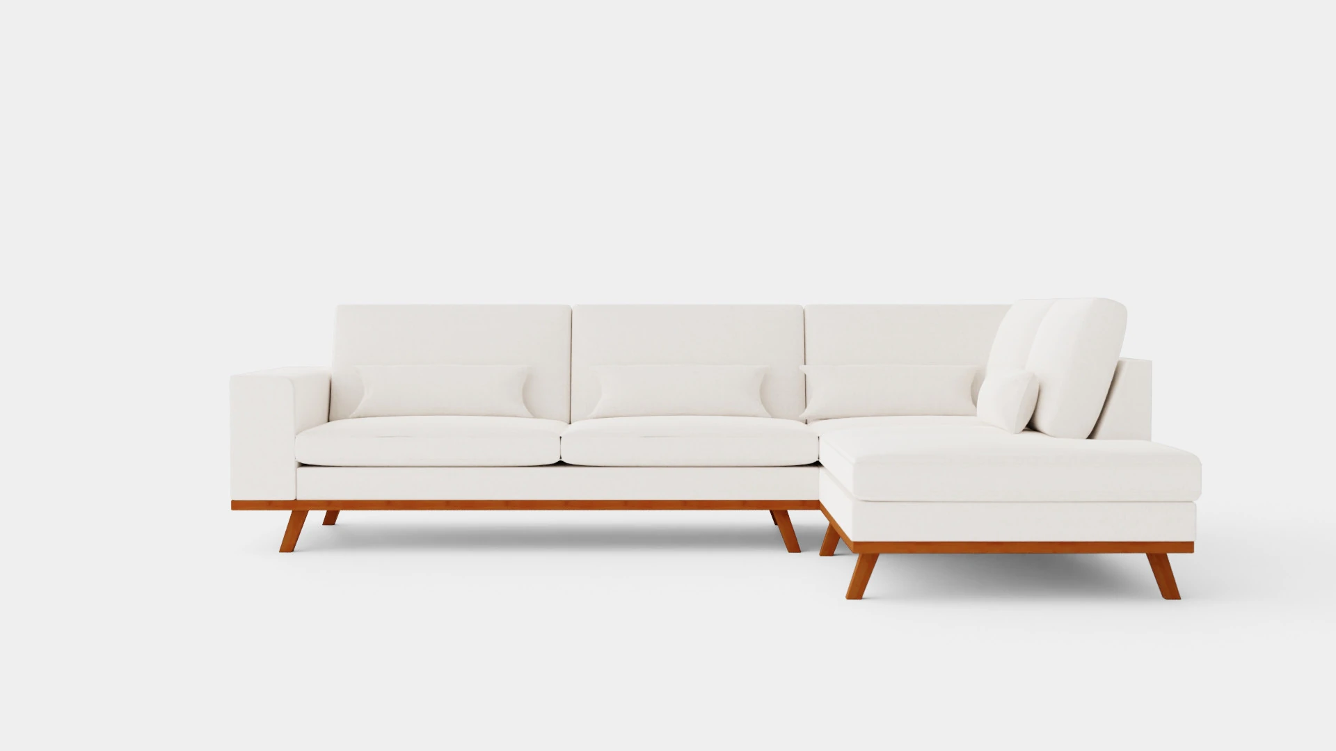 Copenhagen 2 5 Seater L Sofa Right 3D Model .c4d .max .obj .3ds .fbx .stl .blend 