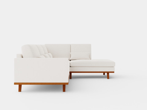 Copenhagen 2 5 Seater L Sofa Right 3Dモデル