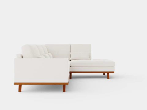 Copenhagen 2 5 Seater L Sofa Right 3D Model