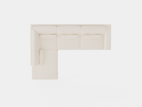 Copenhagen 2 5 Seater Sofa Left Manchester 3D Model