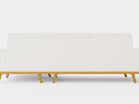 Copenhagen 2 5 Seater Sofa Right Manchester 3D Model
