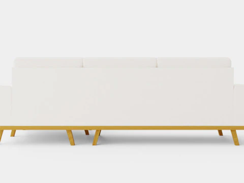 Copenhagen 2 5 Seater Sofa Right Manchester 3D Model