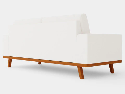 Copenhagen 3 Seater Sofa 3D Model