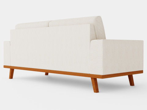 Copenhagen 3 Seater Sofa Manchester 3D Модель