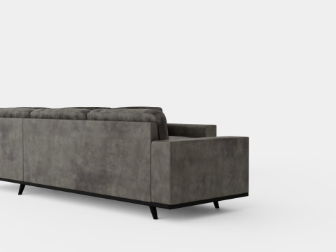 Copenhagen Corner Sofa Velvet Modelo 3D
