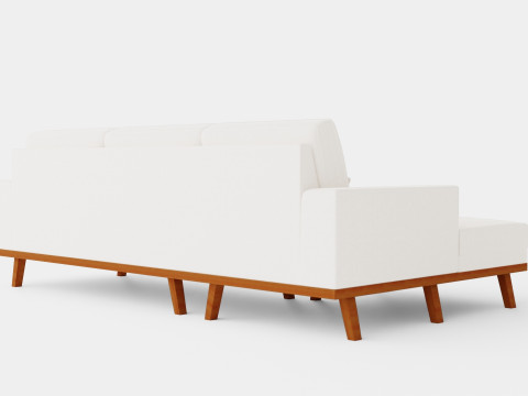 Copenhagen Divan Sofa Left Modelo 3D