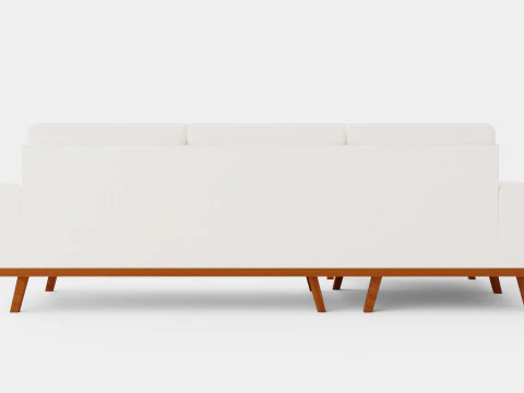 Copenhagen Divan Sofa Left 3D Model