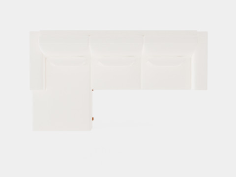 Copenhagen Divan Sofa Left Modelo 3D
