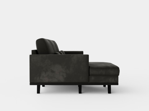 Copenhagen Divan Sofa Left Handed Gray 3D 模型