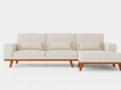 Copenhagen Divan Sofa Right Manchester Modelo 3D