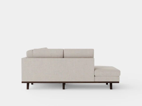 Copenhagen U Sofa Left Linen beige 3D Model