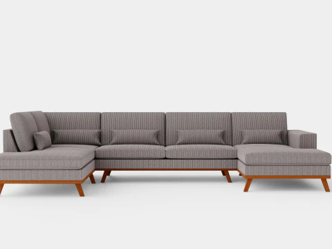 コペンハーゲン U ソファ レフト マンチェスター 3Dモデル