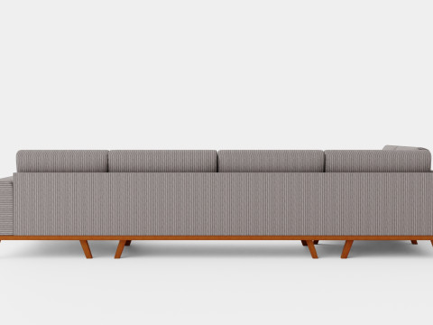 Copenhagen U Sofa Left Manchester 3D Модель