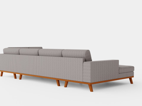 Copenhagen U Sofa Right Manchester Modelo 3D
