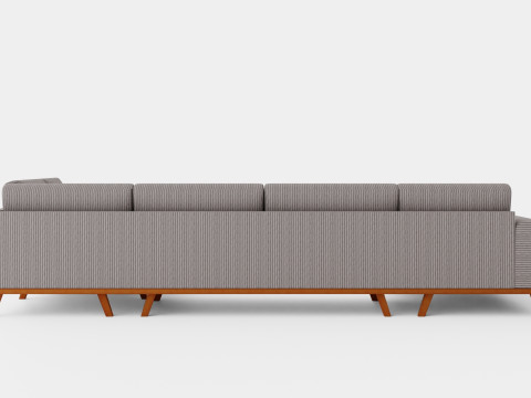 Copenhagen U Sofa Right Manchester Modelo 3D