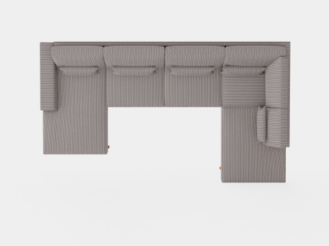 Copenhagen U Sofa Right Manchester Modelo 3D