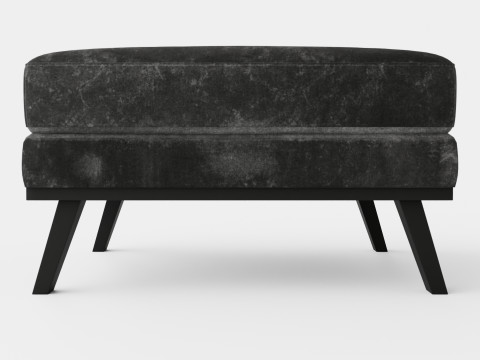 Copenhagen Footstool Velvet Modelo 3D