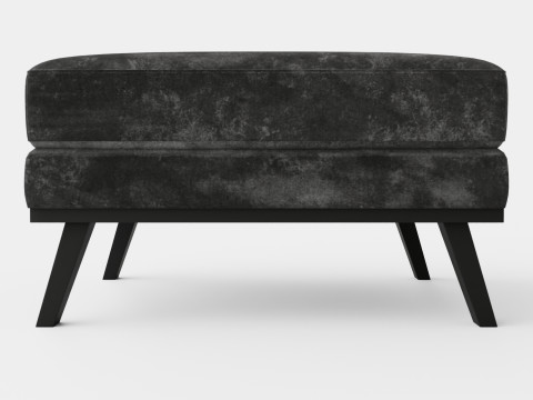 Copenhagen Footstool Velvet Modelo 3D